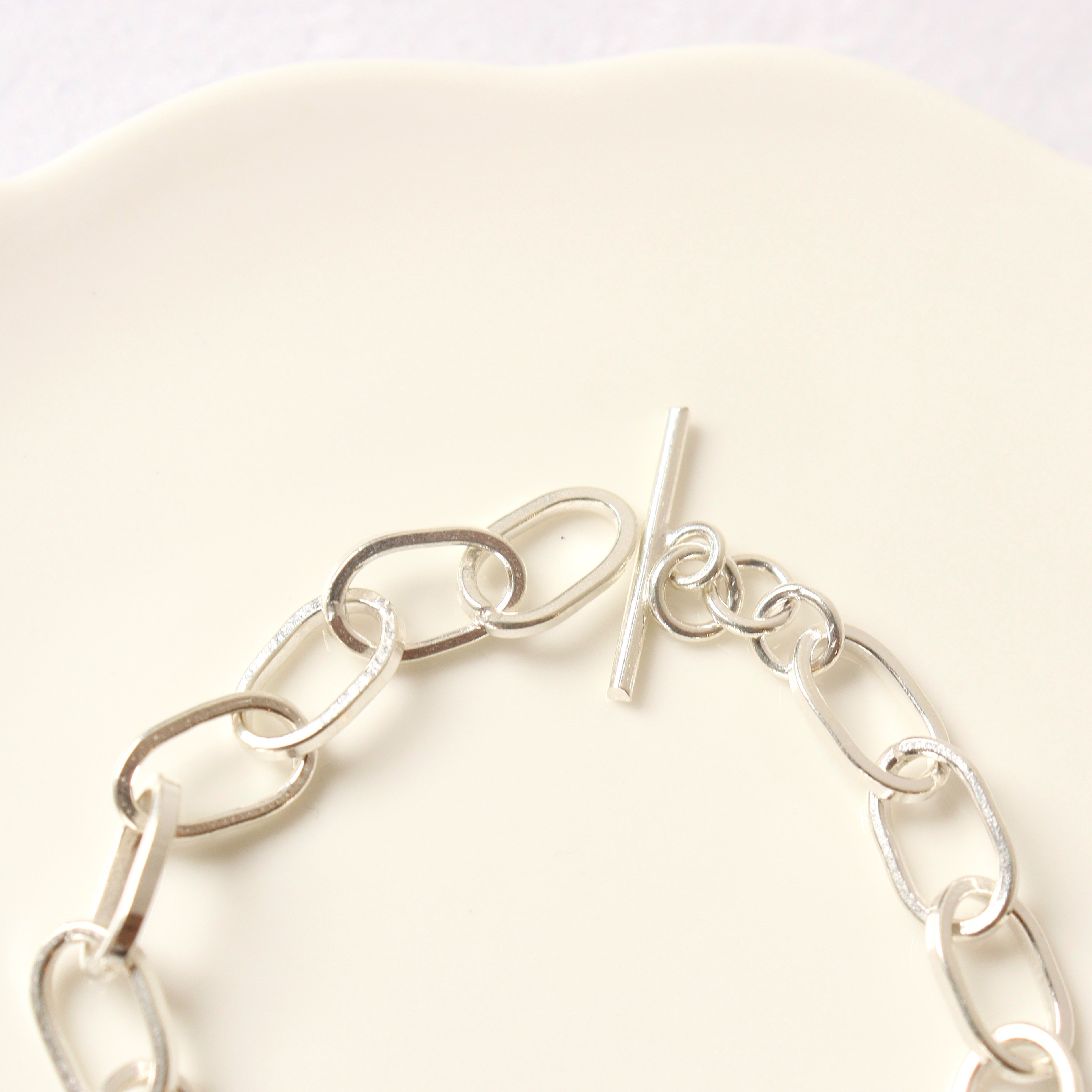 KA-058 カレンシルバー チェーンブレスレット | EREN gemstones