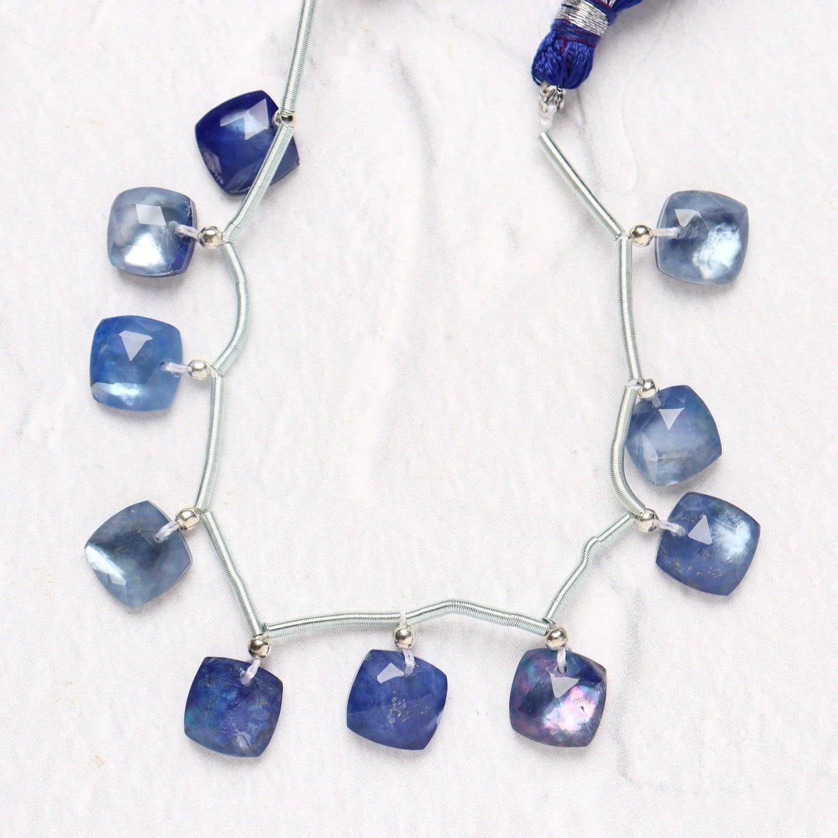 B-884 ラピスラズリ トリプレットスクエア半連4ピース | EREN