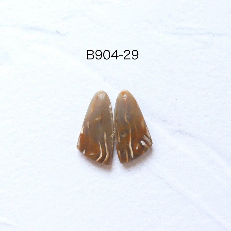 B-904 フォッシルパームルート ペア | EREN gemstonesエレン
