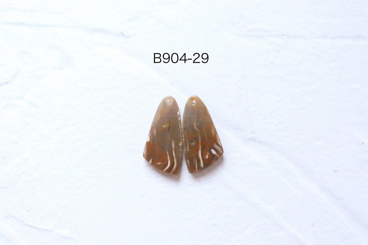 B-904 フォッシルパームルート ペア | EREN gemstonesエレン
