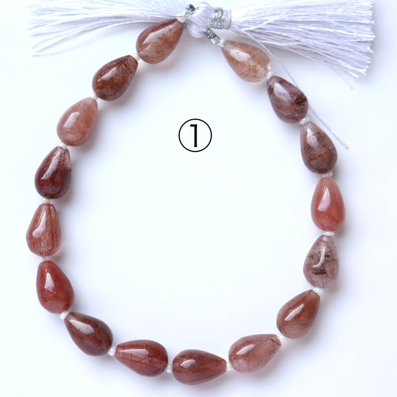 B-738 コッパールチルクォーツ スムースドロップ | EREN gemstones