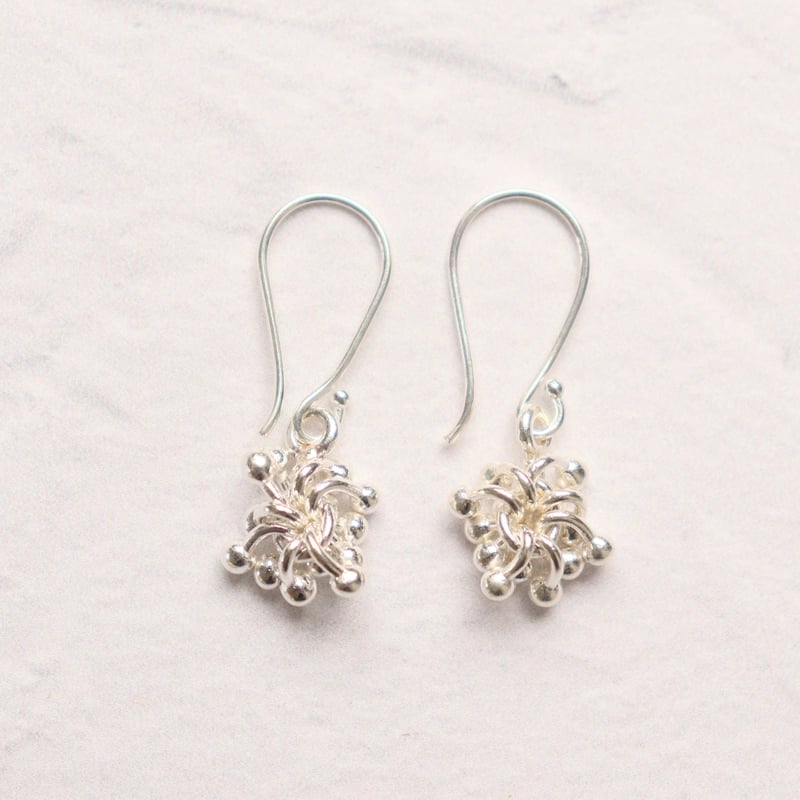 KA-060 カレンシルバー つぶつぶフックピアス | EREN gemstones