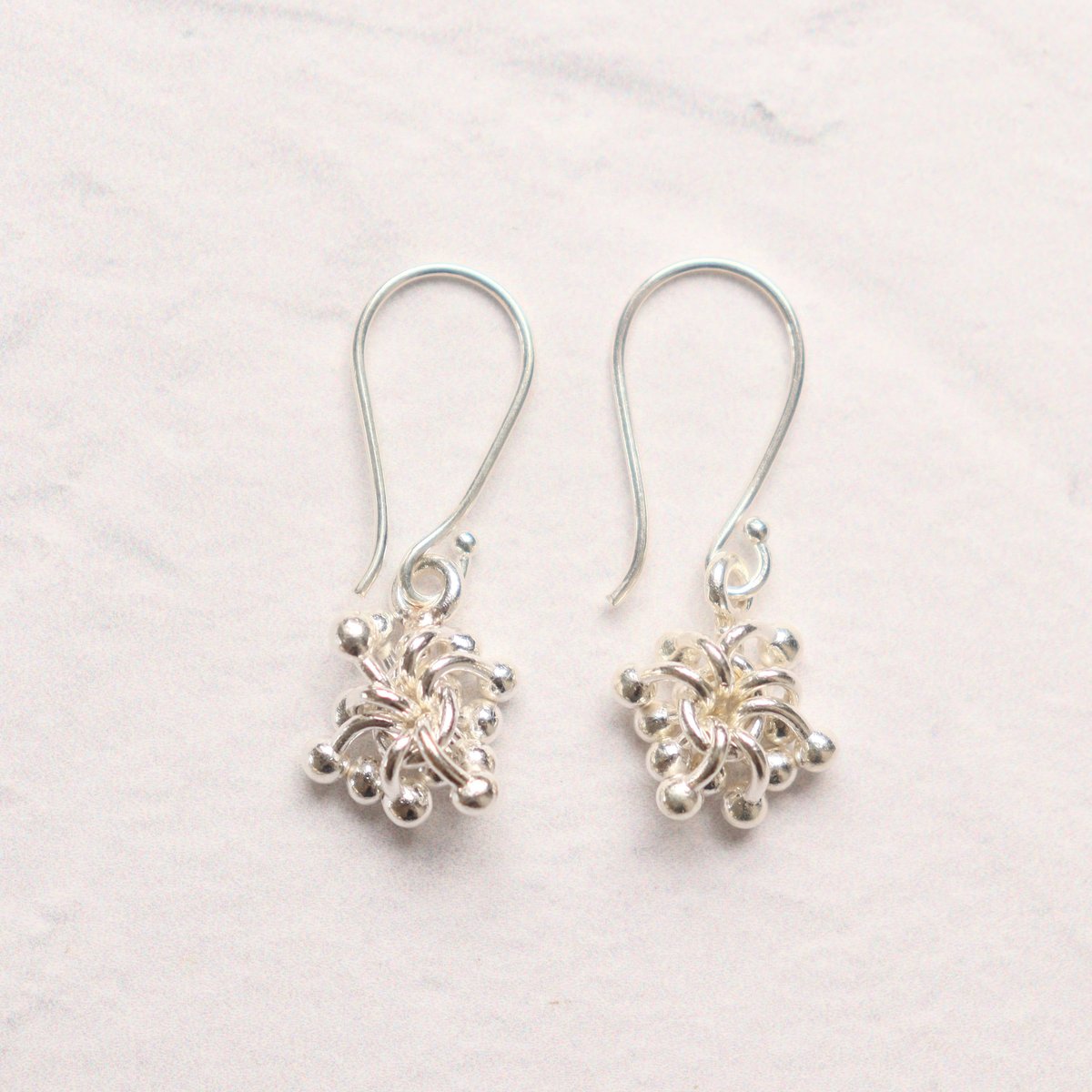 KA-060 カレンシルバー つぶつぶフックピアス | EREN gemstones