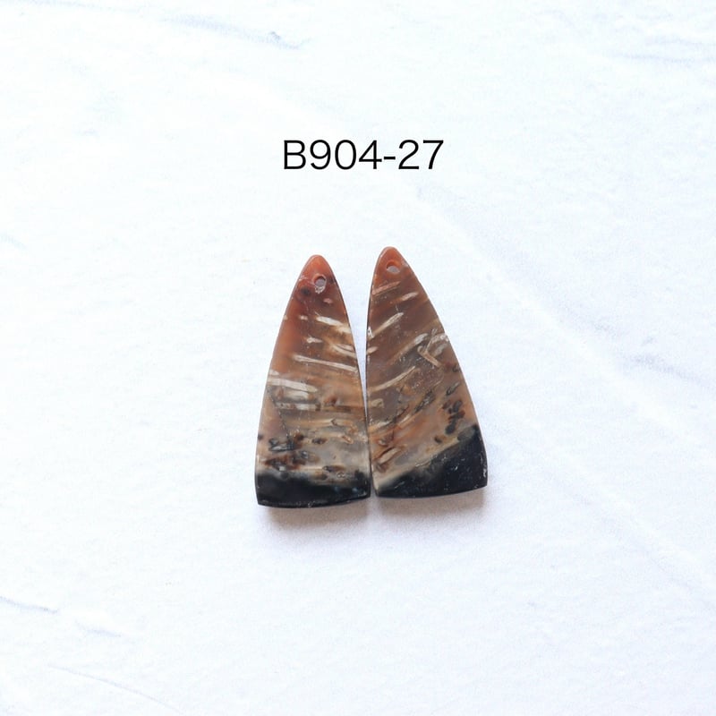 B-904 フォッシルパームルート ペア | EREN gemstonesエレン