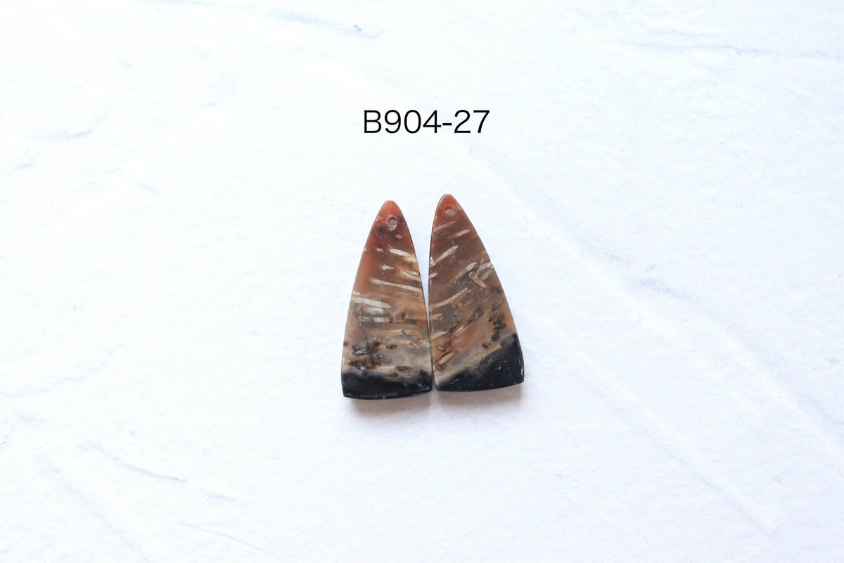 B-904 フォッシルパームルート ペア | EREN gemstonesエレン
