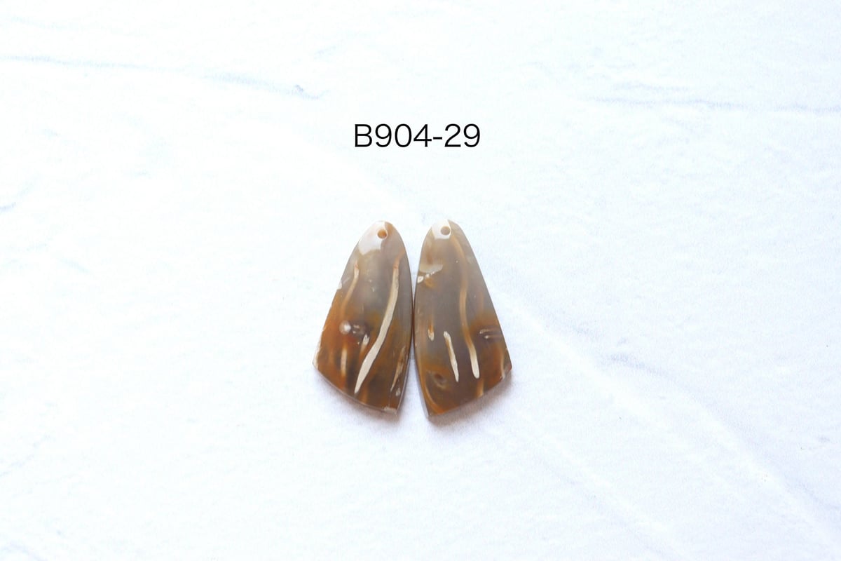 B-904 フォッシルパームルート ペア | EREN gemstonesエレン