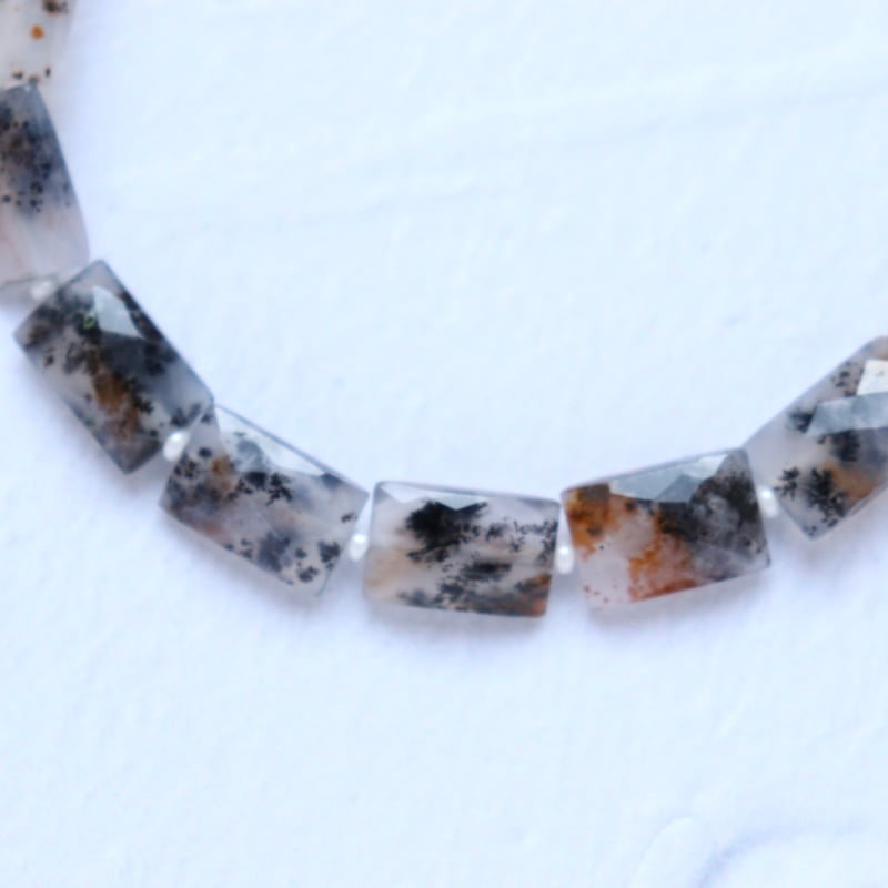 B-729 デンドリティックアゲート ファセットレクタングル | EREN