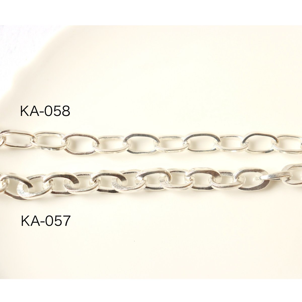 KA-057 カレンシルバー チェーンブレスレット | EREN gemstones 