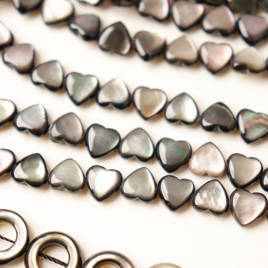 ハートの石 パワーストーン 天然石 インカローズ(ロードクロサイト)ハート指輪(14