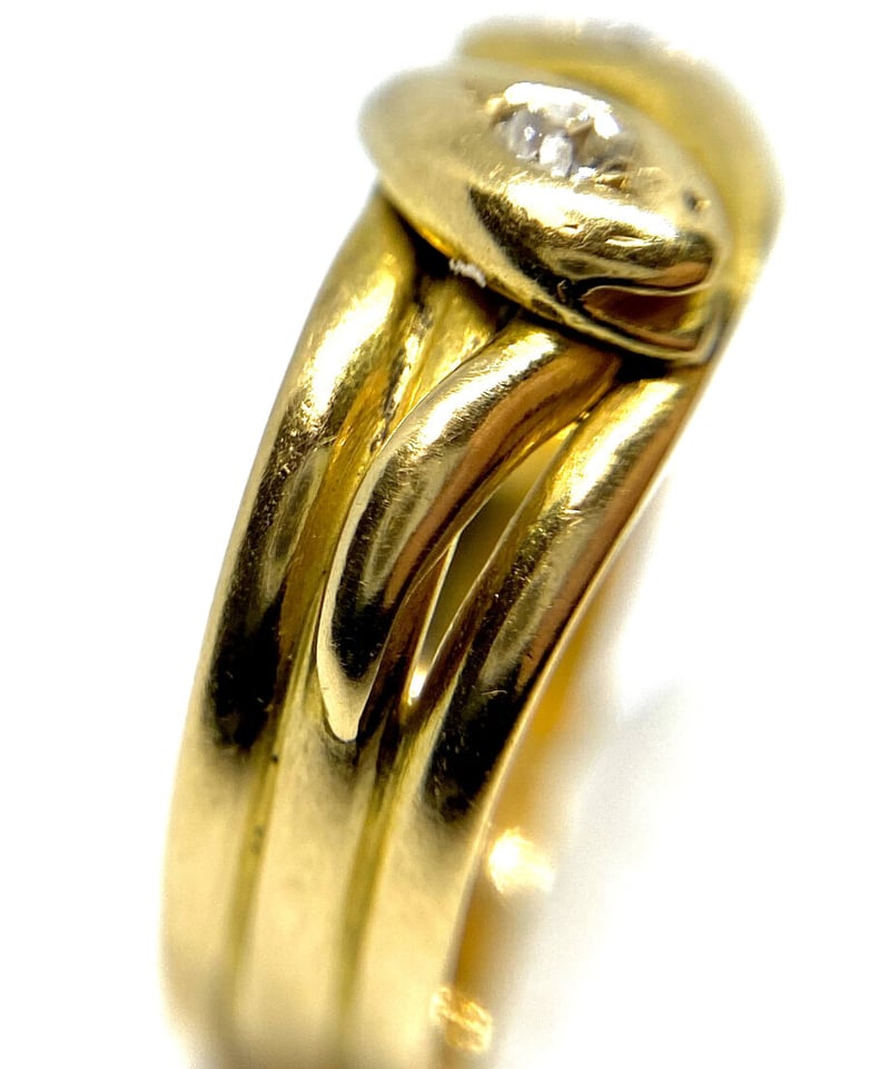 Gold snake ring | ANNIE'S ANTIQUES