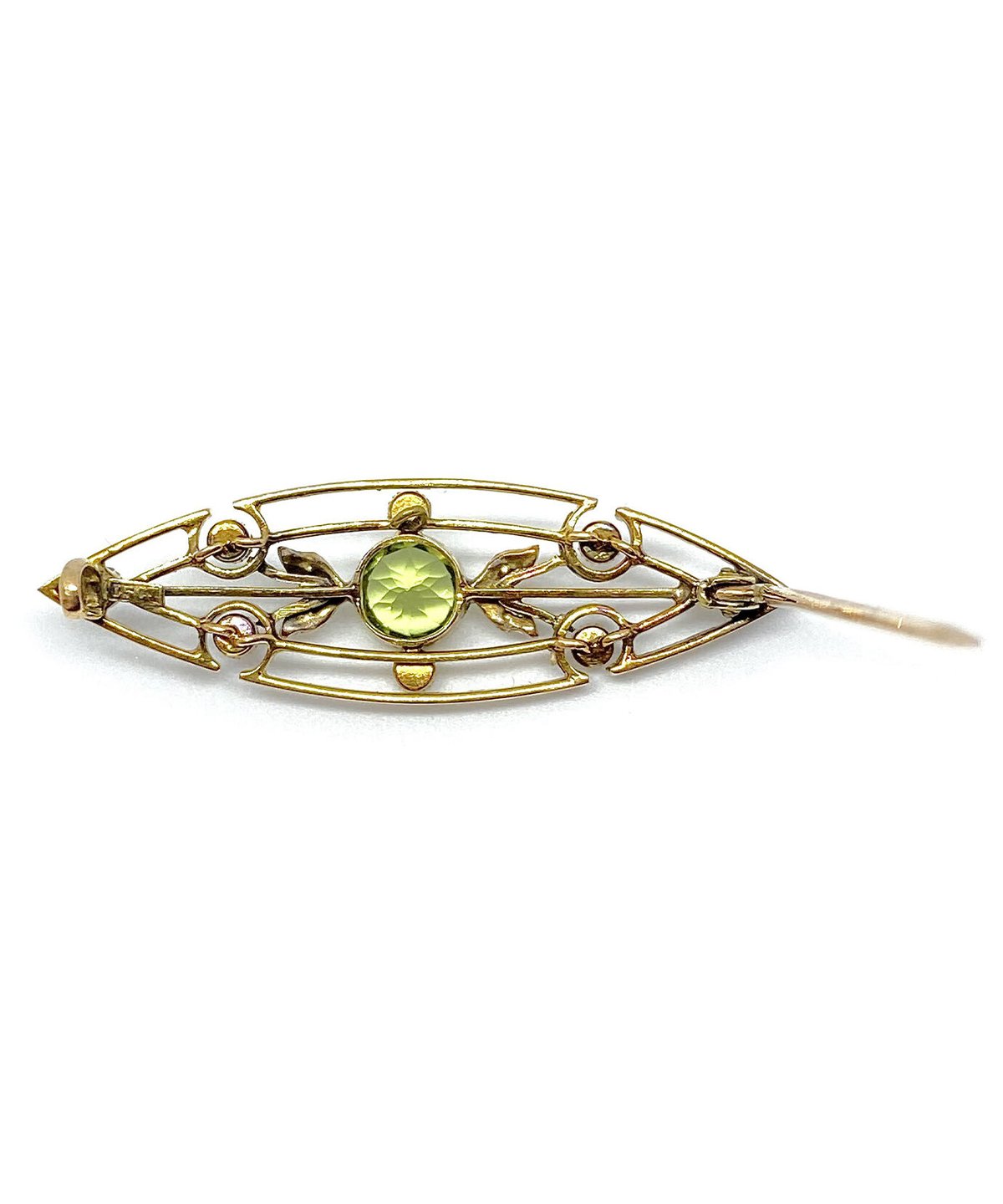 Peridot Amethyst brooch | ANNIE