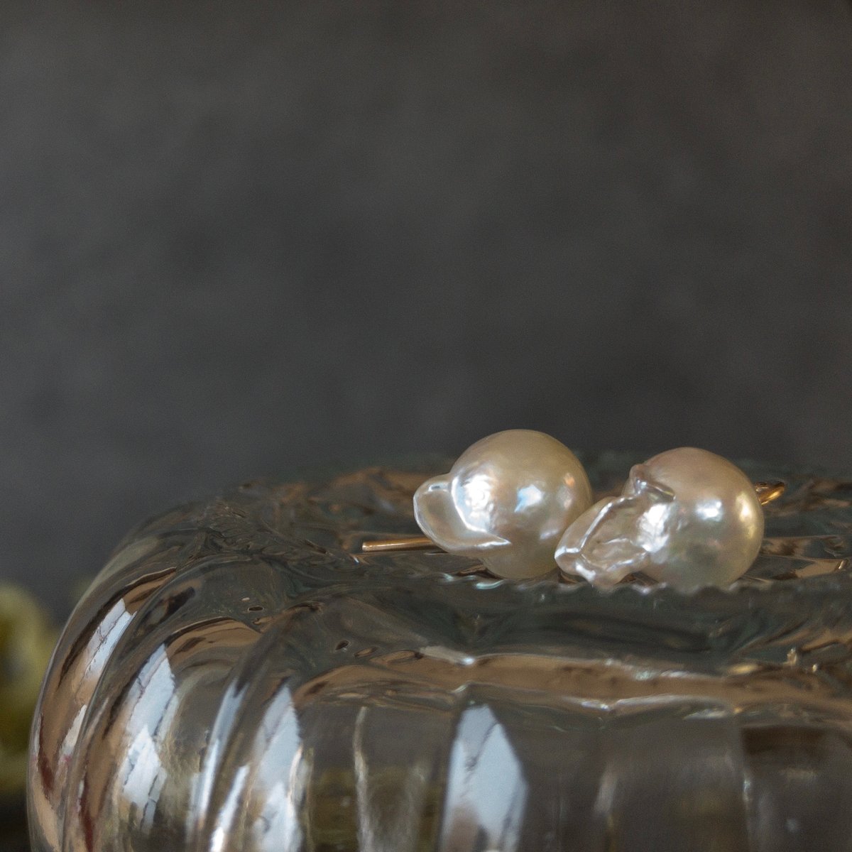 14kgf】ピアス 〜 アコヤ真珠(バロック・ホワイト系) | petite anne〜pe