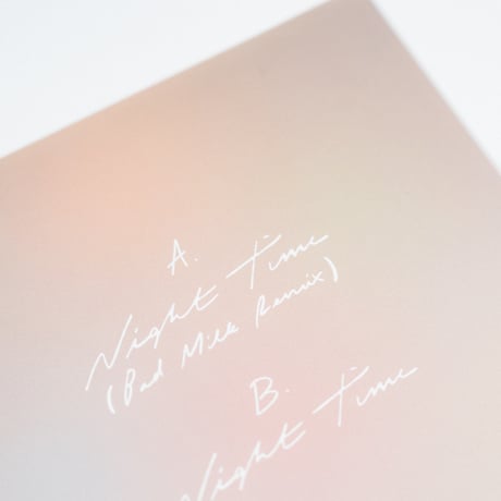 7'inch Single "Night Time" - RECORD STORE DAY 2025 LTD