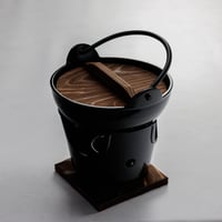 田舎鍋＆コンロアルミセット お味噌汁やお鍋を贅沢に♪