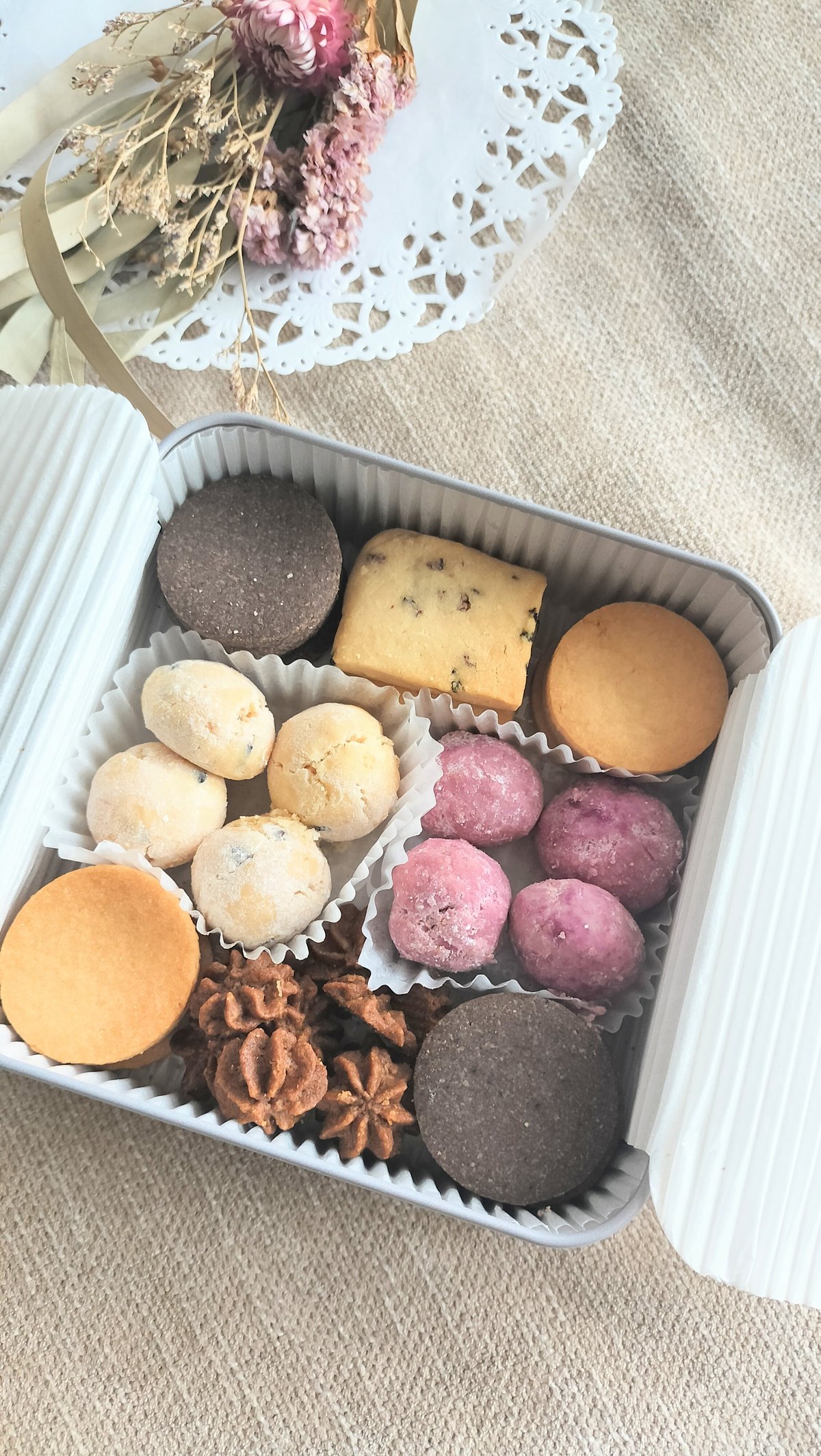 米粉クッキー缶「for you」 | Hitotoki