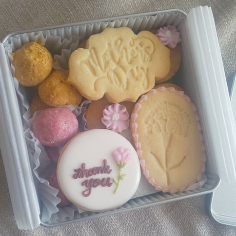 米粉クッキー缶「mother's day」