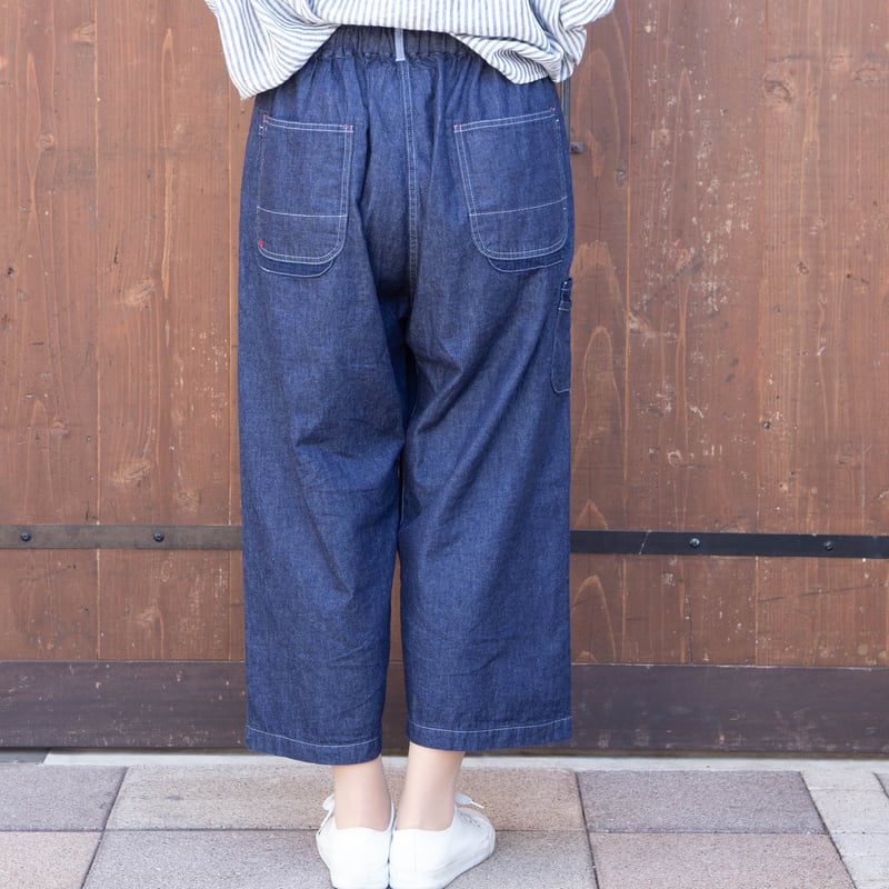 快晴堂（かいせいどう）52P-22 GIRLSリラクシンWORKデニム 後ろW