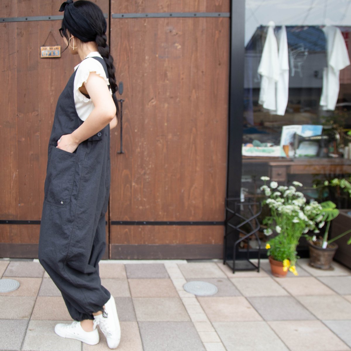 Brocante（ブロカント）33-413X バトーサロペット | casual collec