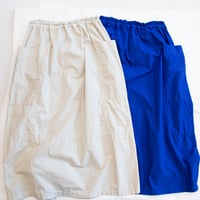 NATURAL LAUNDRY（ナチュラルランドリー）7251S-001　シュライプ　パネルバルーンスカート