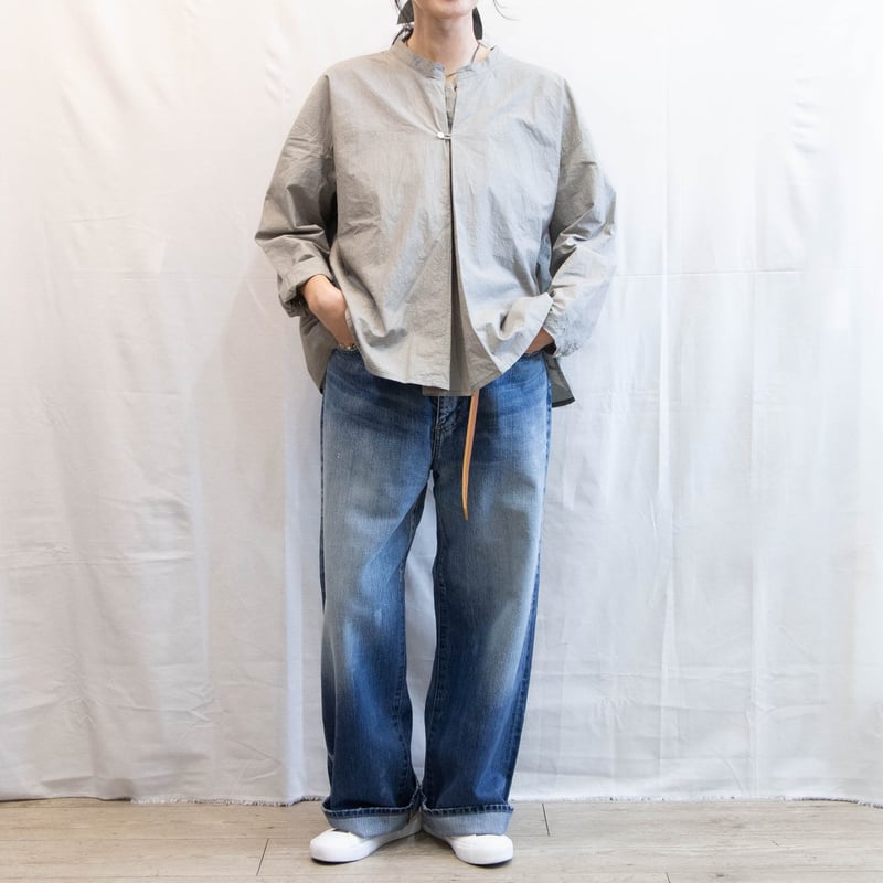 Johnbull（ジョンブル）JY252P02 セルビッチデニムワイドジーンズ