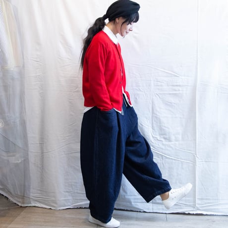 Brocante（ブロカント）33-423C バロンパンツ　5/1綾デニム