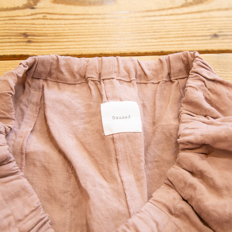 Gauze#（ガーゼ）G944 SOLEIL LINEN CHARLIE PANTS | ca
