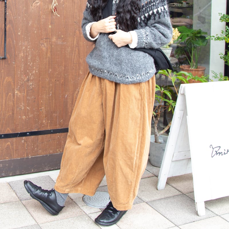 HARVESTY（ハーベスティ）A11716 太コーデュロイサーカスパンツ