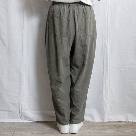 NATURAL LAUNDRY（ナチュラルランドリー）7262P-001 コットンリネンワッシャークロス ジャンプパンツ