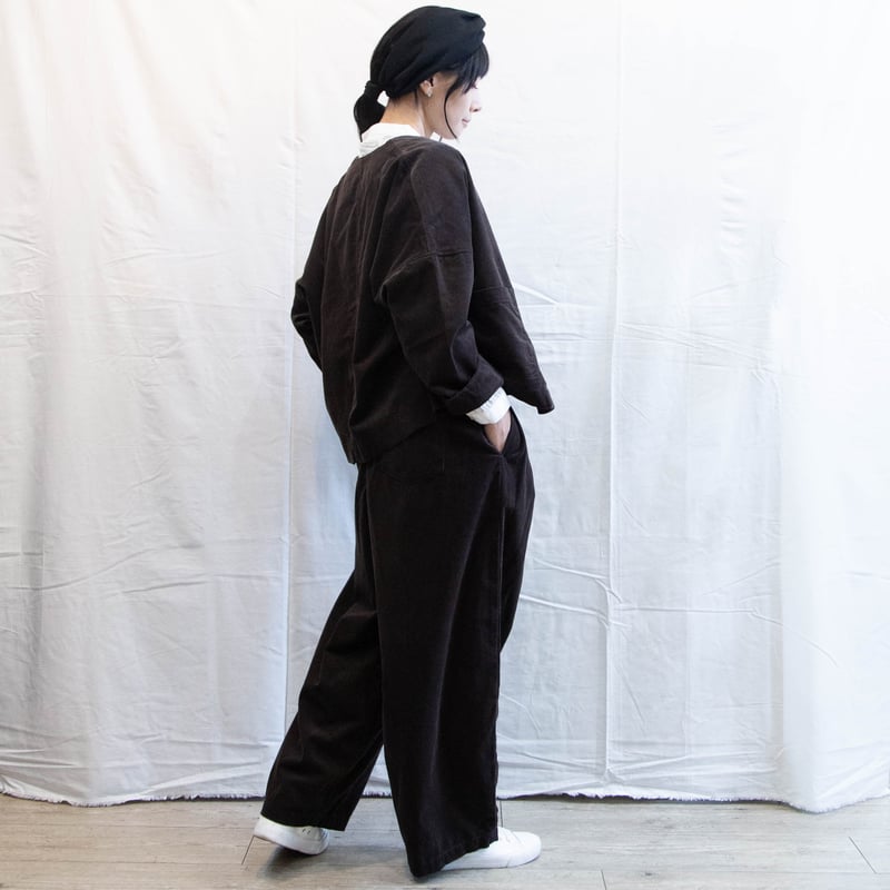 grin（グリン）8254P-001 コーデュロイタックラインパンツ 18W