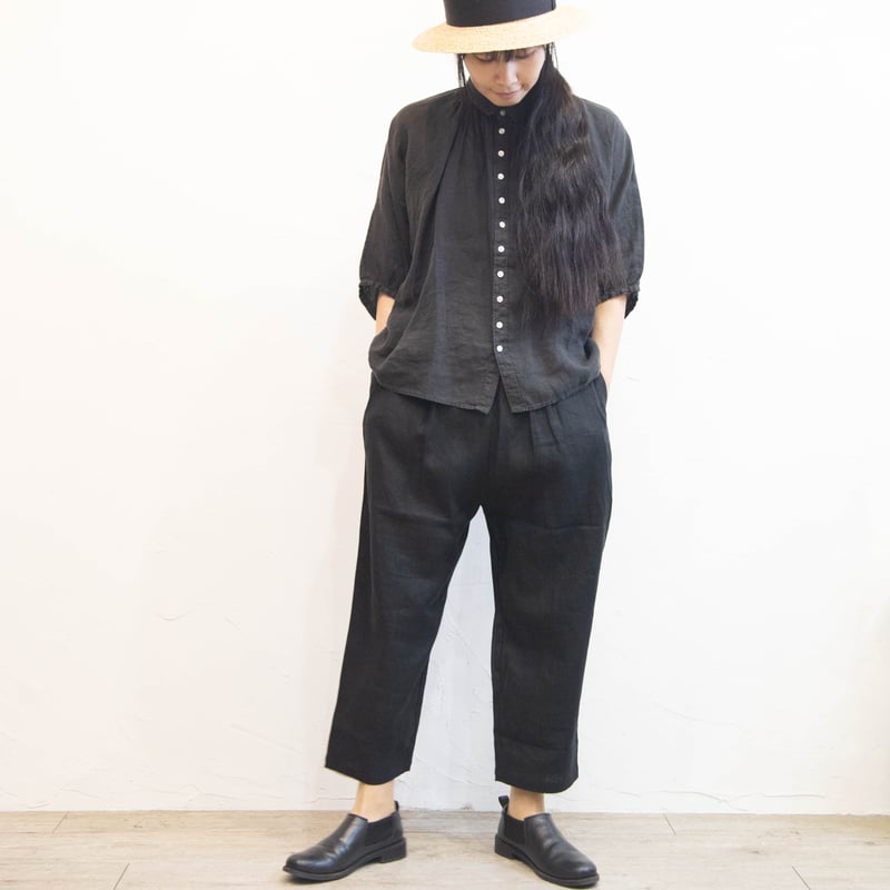 Brocante（ブロカント）36-340L リネンキャンバスグランシャツ 