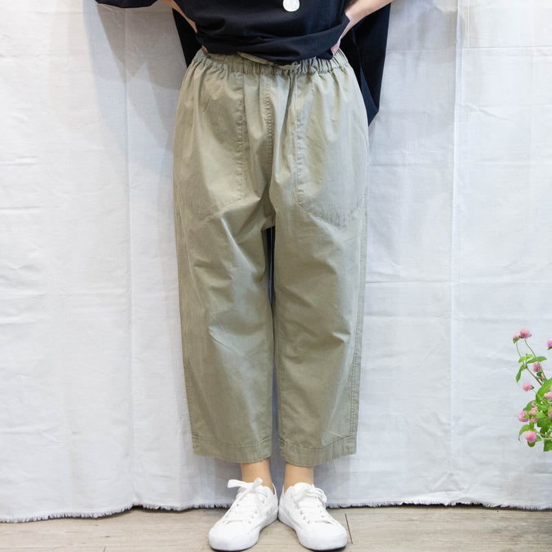 TANG!（タング）2325401 コットンダンプ ピグメントバイオ加工パンツ