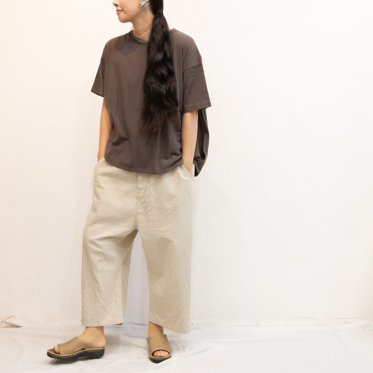 新品 Brocante ブロカント シュビルイージーパンツ デニム ジーンズ