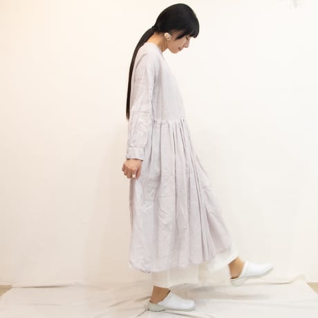 Gauze#（ガーゼ）G928　SWITCHING GATHER PLEATED ONE PIECE