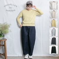 NOUVELLES DU PARADIS（ヌーベルドゥパラディ）PC18302a トロワフライス　クルーネックカットソー