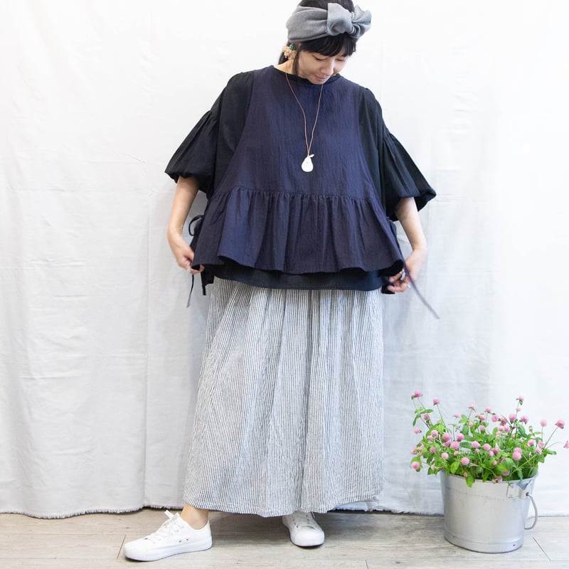 Antiquites（アンティークス）1100306 リネンコットン スカート | casua