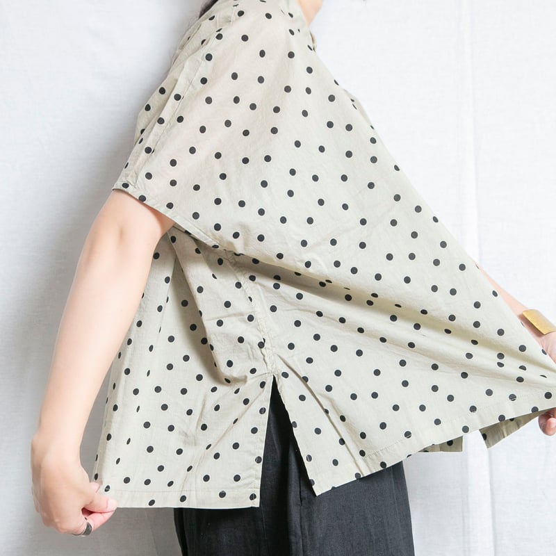 grin（グリン）8262T-014 ドットローン ウィンドシャツ | casual coll