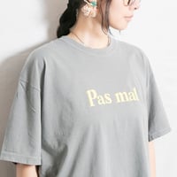 ichi（イチ）251249 ピグメント半袖Ｔシャツ 「Pas mal」