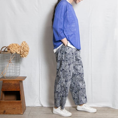 chlorosister（クロロシスター）CS3564 イージーペグパンツパイナップル柄パンツ