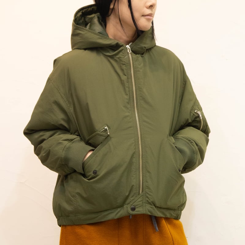 Johnbull（ジョンブル）JL243L09 シンサレートフーディパフブルゾン 