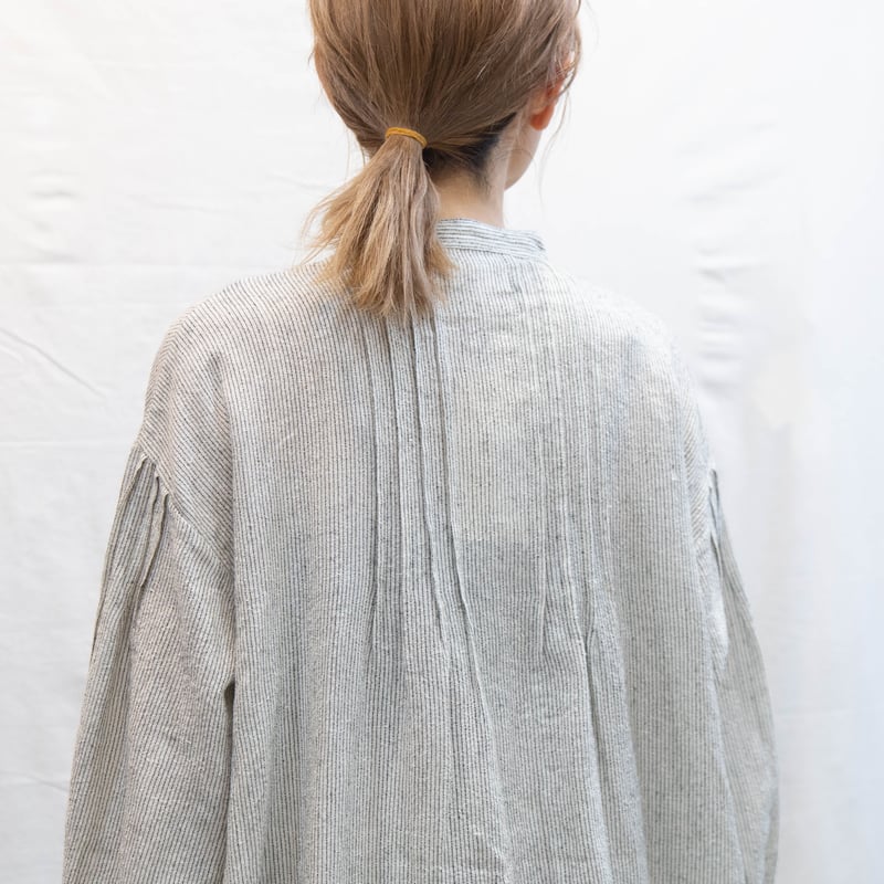 SOIL（ソイル）INSL25714 WOOL LINEN STRIPE BANDED COL