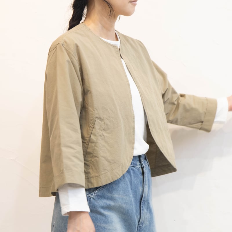 grin（グリン）8251J-003 CLシーチング ノーカラージャケット | casual