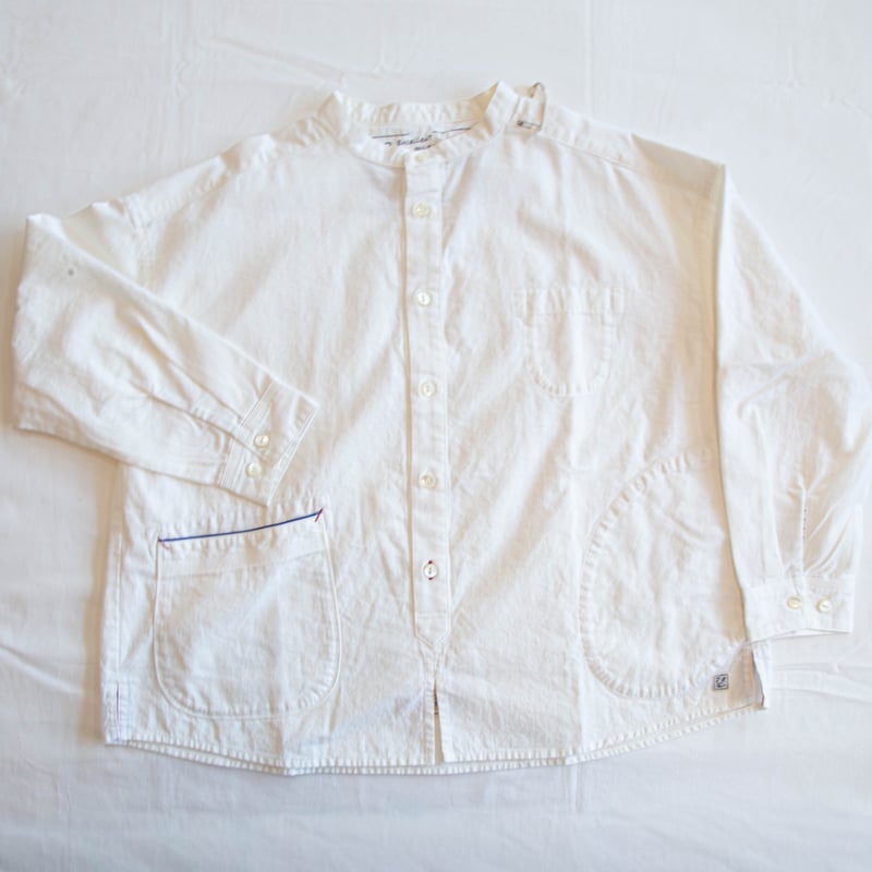 快晴堂（かいせいどう）53S-47 HAYATE ホワイトシャツ プルオーバー