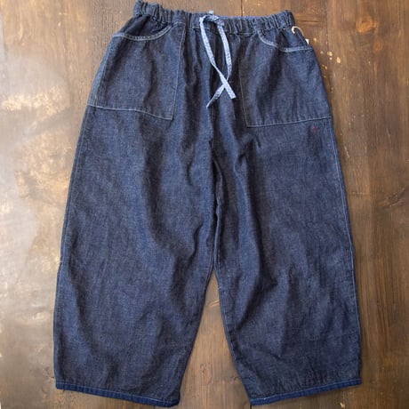 ウールパンツ　話題の快晴堂 快晴堂】ボーダーのゆったりのパンツ / 42C-36 | syozikiya
