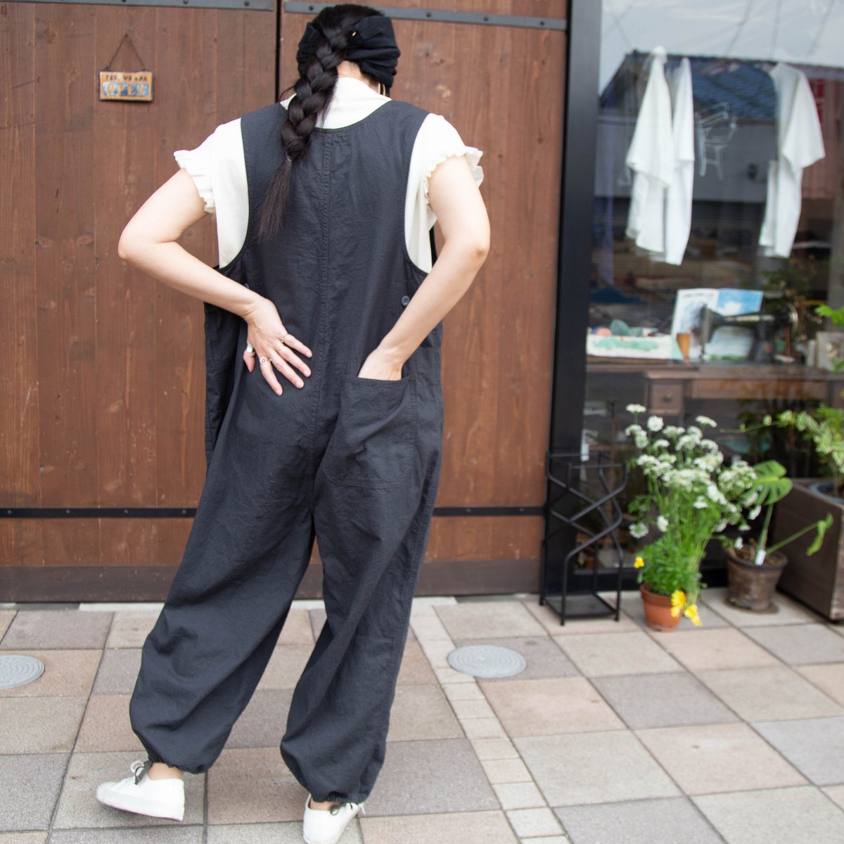 Brocante（ブロカント）33-413X バトーサロペット | casual collec