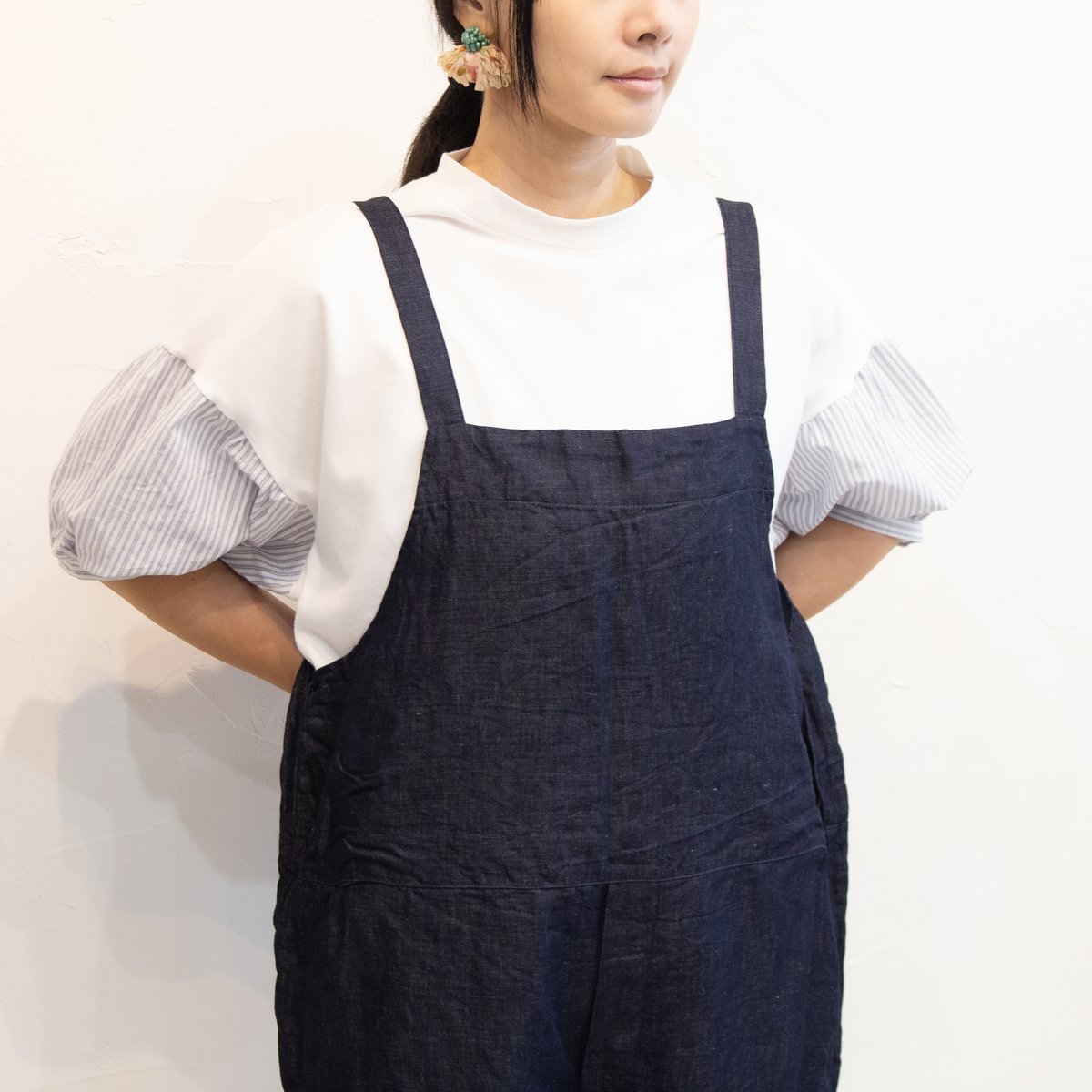 g)グラム g_314 ライトデニムサロペットパンツ | casual collection