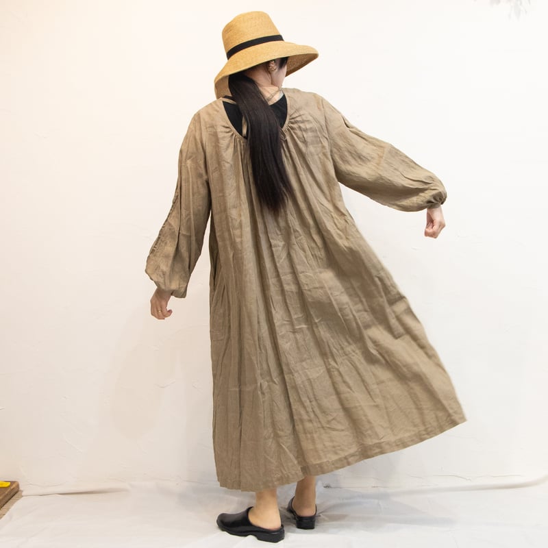 RYOKAWACHI GAUZE GATHER ONEPIECE RYOKAWACHI GAUZE GATHER ONEPIECE