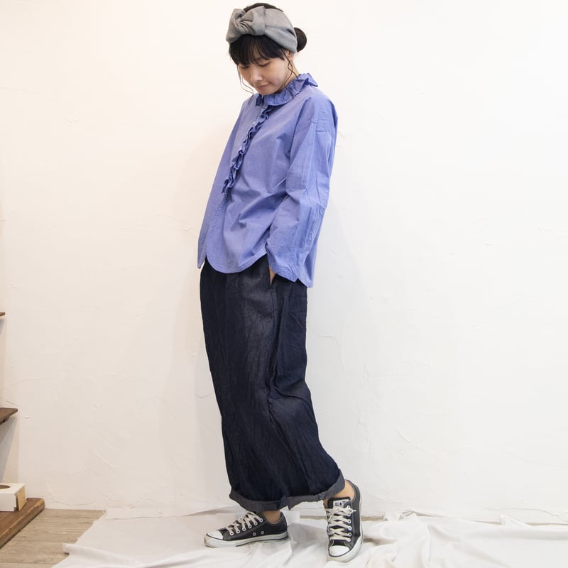g)グラム g_014D ライトデニムスローパンツ | casual collection g)グラム g_014D ライトデニムスローパンツ | casual collection