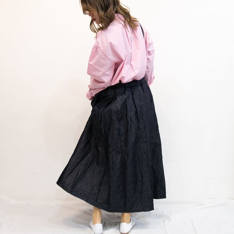 g グラム コットンリネンライトデニムワンショルダースカート 楽天市場】【30%OFF】g グラム コットンリネンライトデニムワン