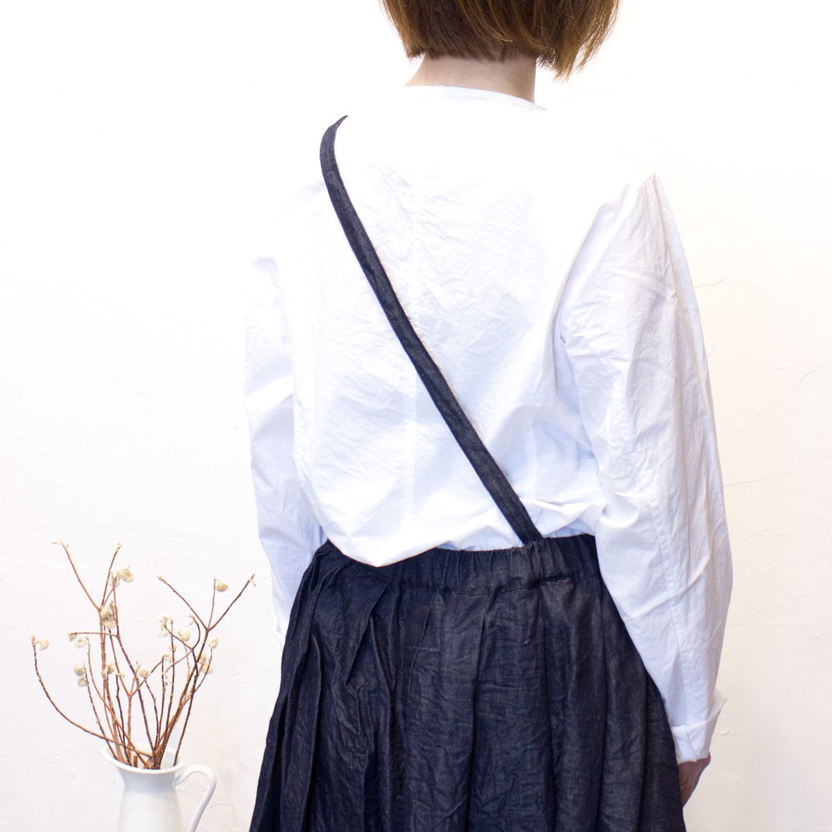 g)グラム g_012DM ライトデニムワンショルダースカート | casual colle