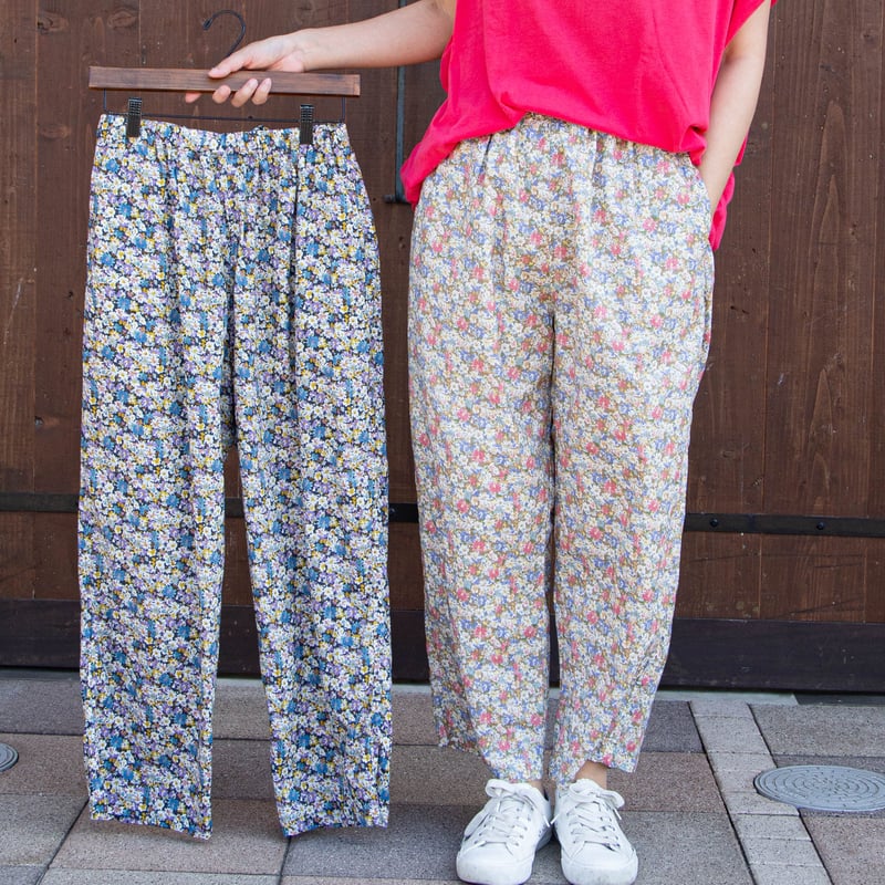ichi ボタニカルフラワーパンツ ichi（イチ）250111 フラワープリント パンツ | casual collection
